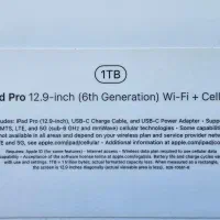 تبلت اپل مدل iPad Pro 12.9 inch (6th Generation)