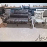 مبلمان 8 نفره که تختشو هستش.قیمت کاملآ منصفانه|مبلمان خانگی و میز عسلی|مشهد, پنجتن|دیوار