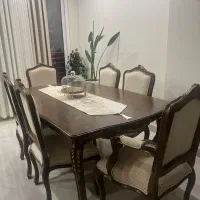 میزغذا خوری شش نفره مناسب جهیزیه