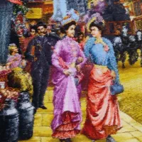 تابلو فرش دست باف درجه یک ابریشم