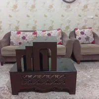 مبل هفت نفره راحتی و میز جلومبلی