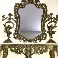 خرید و فروش لوستر و آینه کنسول و قطعات برنز|لوستر و چراغ آویز|تبریز, |دیوار