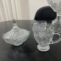 سرویس بلور ۴۴ پارچه ۱۲ نفره|ظروف سرو و پذیرایی|بوشهر, |دیوار