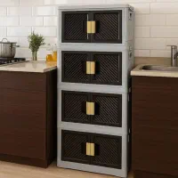 کابینت تاشو ۳و۴و۵طبقه پلاستیکی