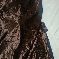 پرده مخمل قهوه ای سوخته|پرده، رانر، رومیزی|کیش, |دیوار