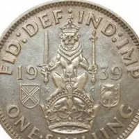 1شیلینگ انگلیس جرج ششم 1939