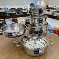 ست قابلمه استیل کرکماز ترکیه تخفیف تا پایان هفته