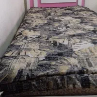 تخت خواب یک نفره فلز وام دی اف
