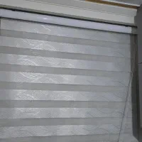 ۲ عدد پرده زبرا اتاق خواب و درب بالکن