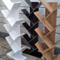 کتابخانه درختی شیک وکم جا|کتابخانه، شلف، قفسههای دیواری|تبریز, |دیوار