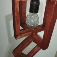 لوستر چوبی