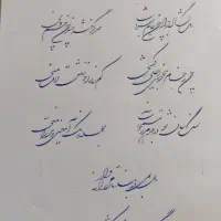 پذیرش سفارشات خوشنویسی با خودکار|تابلو، نقاشی، عکس|شیراز, تاچارا|دیوار