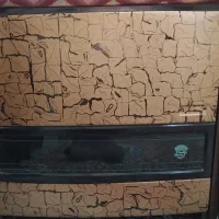 یک تلویزیون 21ال جی و یک بخاری گازی