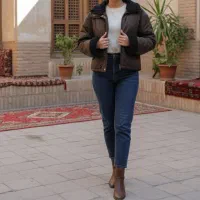 کاپشن قهوه ای