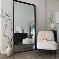 آینه قدی قاب فلزی مدرن