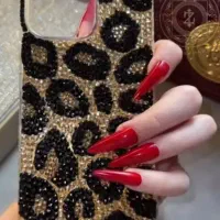 نگین کاری قاب گوشی...|لوازم جانبی موبایل و تبلت|همدان, |دیوار