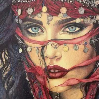 آموزش نقاشی با خودکار ومداد رنگی