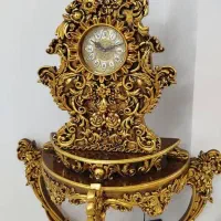 ساعت ایستاده سلطنتی تمام چوب گردو