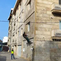 پیچ و رولپلاک سنگ و سرامیک، رول پلاک کردن نما