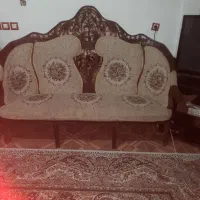 مبلمان سلطنتی همراه با دو عسلی ویه میز بزرگ|مبلمان خانگی و میز عسلی|خوی, |دیوار
