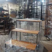 پایه گلدان مدل نمیکتی 3 طبقه با چوب ضد آب