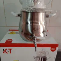 کتری قوری ایرانی کف چدن کی تی 6 لیتر آکبند|قوری، کتری، قهوه‌ساز دستی|کرج, حصارک بالا|دیوار
