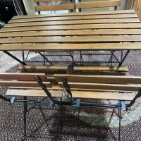 میز تاشو با صندلی