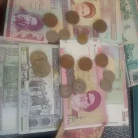 سکه های 50ریالی ومقداری اسکناس نو|کلکسیون سکه، تمبر، اسکناس|همدان, |دیوار