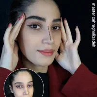 شیدینگ لب میکروبلیدینگ خط چشم بن مژه فیبروز میکرو