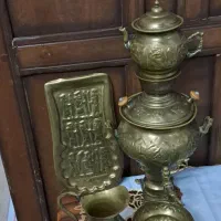 سماور ذغالی|کلکسیون اشیاء عتیقه|قم, باجک دو|دیوار