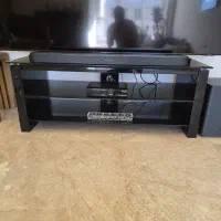 میز تلویزیون شیشه ای ساخت فرانسه