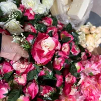 گل مصنوعی برای تزیین ماشین و جایگاه عروسی|گل مصنوعی|اردبیل, |دیوار