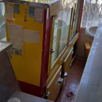 یخچال ویترینی شیشه خم بدون موتور