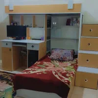 تخت ۲ طبقه نوجوان|تخت و سرویس خواب|مشهد, آبکوه|دیوار