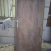 درب چوبی حمام