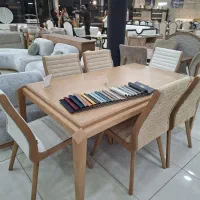 نیروی کار نظافتی در نمایشگاه مبل