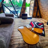 اجاره کلبه سوئیسی فوکا (استخر آب گرم)|اجارهٔ کوتاهمدت ویلا و باغ|رشت, پسیخان|دیوار