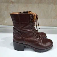 پوتین زنانه سایز ۳۸ چرم اصل|کیف، کفش، کمربند|رشت, پاستوریزه|دیوار