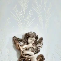 نقاشی طرح کاغذ دیواری / رنگ اکرولیک