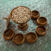 سرویس پذیرایی اجیل خوری چوبی