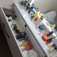 میز دراور آینه و کشو مخفی چراغ دار.جهت عروس|مبلمان خانگی و میز عسلی|مشهد, بهشت|دیوار