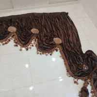 والان پرده، مخمل قهوه ای|پرده، رانر، رومیزی|تهران, خاوران|دیوار