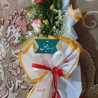 دسته گل رز و عروس