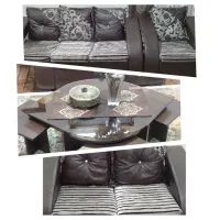 مبل ۷نفره کاملا سالم|مبلمان خانگی و میز عسلی|رامشیر, |دیوار