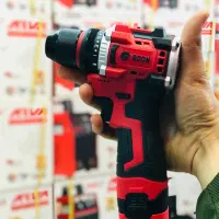 دریل شارژی ۲باتری براشلس با کیفBMC ابزار پرهیزکاری