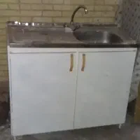 کابینت ظرفشور به همرا سینک و شیر آب