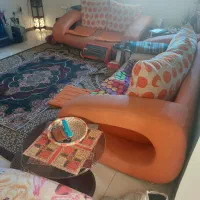 مبل راحتی چرم|مبلمان خانگی و میز عسلی|فردیس, ثابتی|دیوار