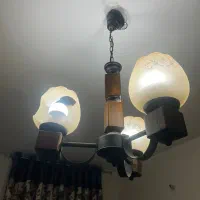 لوستر سه شاخه|لوستر و چراغ آویز|مشهد, طلاب|دیوار