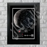 تابلو موزیکال آسمان شب هدیه خاص تحویل فوری