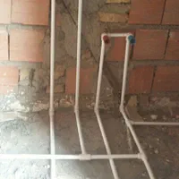 تاسیسات لوله کشی اب نصب پمپ ومنبع آبگرمکن شیرآلات